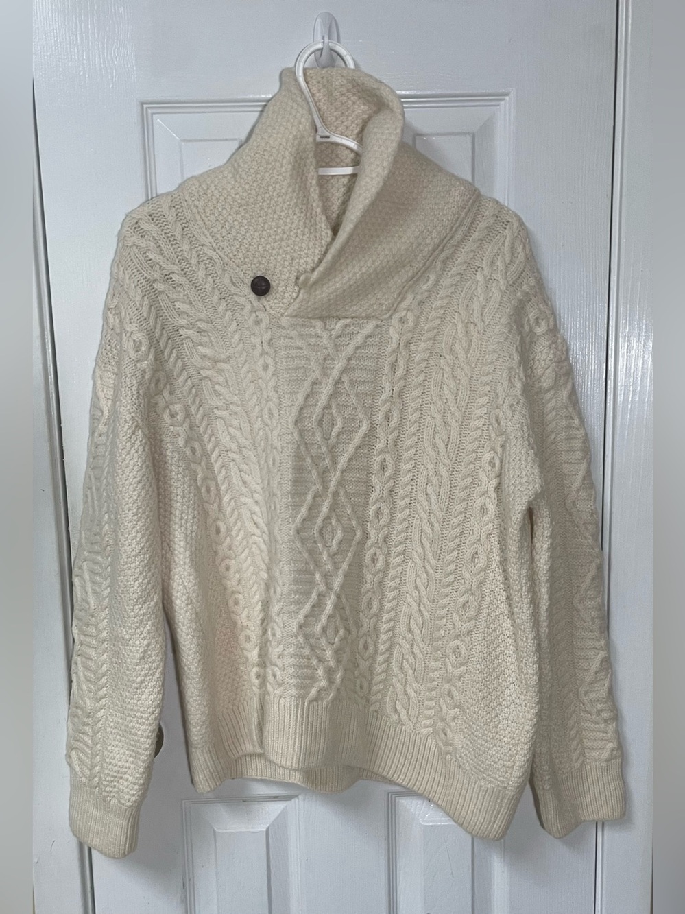 Original Aran Co. Sweater Men’s XL Xlarge Merino Wool Fisherman Grandpacore - Picture 2 of 8